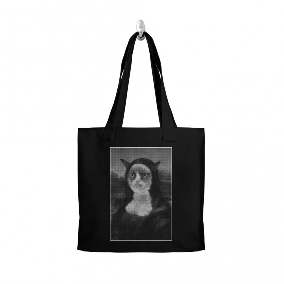 Grumpy Cat Mona Lisa Tote